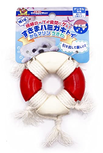 Japan Premium Pet Latexspielzeug mit Baumwollseide für Hunde (Rettungsring) von Japan Premium Pet