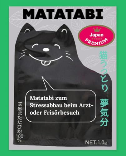 Japan Premium Pet Matatabi zum Stressabbau beim Arzt- oder Frisörbesuch, 1 g von Japan Premium Pet