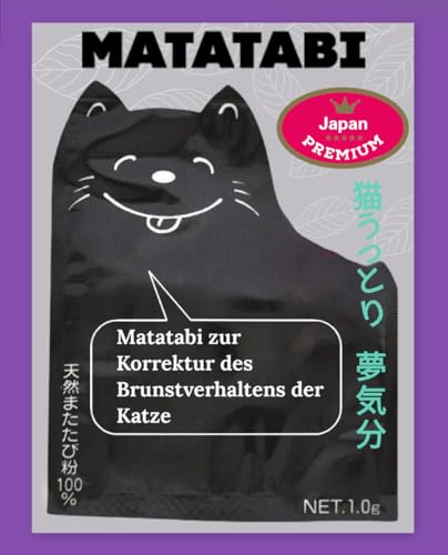 Japan Premium Pet Matatabi zur Korrektur des Brunstverhaltens der Katze, 1,0g von Japan Premium Pet