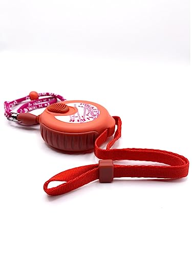 Japan Premium Pet Taschenleine für kleine Hunde, 3 m. Rot von Japan Premium Pet