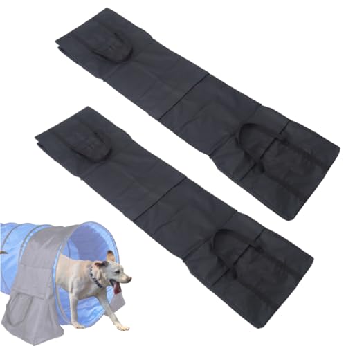 Japard Agility Tunnel Bag Holders Set 1 Packung, Verbindung 160 cm lang, Hund Agility Tunnel Sandsäcke Ausrüstung, Outdoor, Hund Running Tube Taschen, Hund Agilität Kurs Hinterhof Set (4 Beutel) von Japard