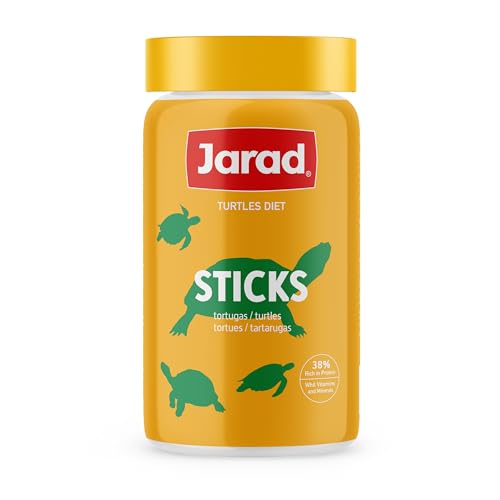 JARAD Stick Schildkröten, 1 kg, Komplettfutter für Schildkröten, mit Vitaminen und Mineralien (1 kg) von Jarad