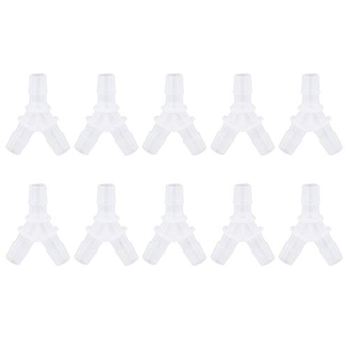 Jarchii Aquarium Y-Typ Anschluss, Luftpumpenanschluss 10PCS 3-Wege-Aquarium 3-Wege-Anschluss, Kunststoff Transparent für Aquarium Haushaltsfischgeschäft Aquarium(12mm) von Jarchii