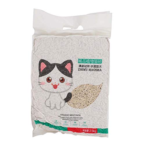 Jarchii Clumping Safe Natural Cat Supplies, Katzenstreu, für Katzenhaustier(Milky Strips) von Jarchii