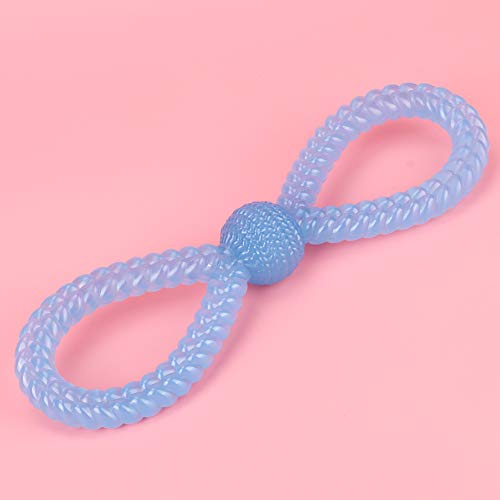 Jarchii Zahnreinigung Hund Molar Elastic Fun Toys Hund Kauspielzeug, Haustier Spielzeug, Interaktiv für Hunde(Blue) von Jarchii