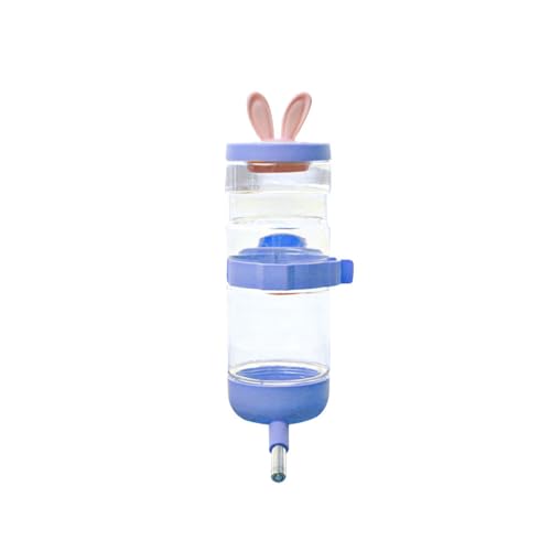 Jarsense Haustier-Wasserflasche zum Aufhängen, Wasserspender für Hunde, Wasserkocher, Futterkäfig, Käfigstall, Welpen, Katzen, Kaninchen, 950 ml, Violett von Jarsense