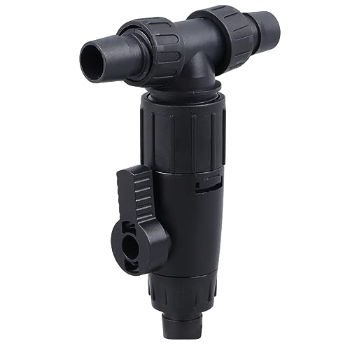 Jauarta Aquarium-Wasserwechselventil, 3-Wege-Wasserdurchflussregelventil, Aquarium-Wasserhahn-Düsen-Anschlüsse 12-mm-16-mm-Schläuche von Jauarta