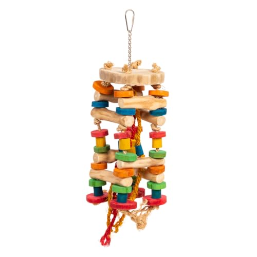 Java | JAVA Knabberspielzeug - Babble Tower Chain - Medium | ca. 11 x 11 x 35 cm von Java