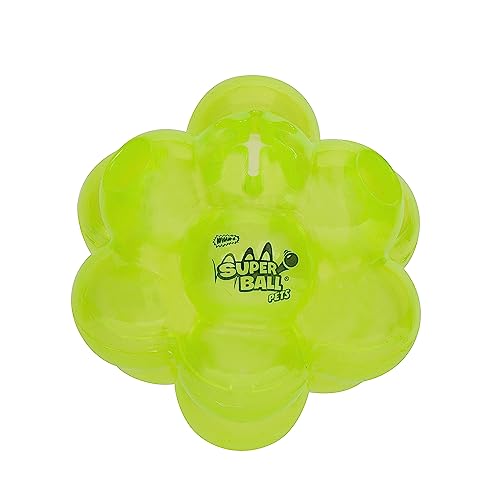 Jazwares Wham-O Pets SuperBall Cluster Ball Leckerli-Spender – 8,9 cm hüpfender Clusterförmiger Leckerli-Spender von Jazwares