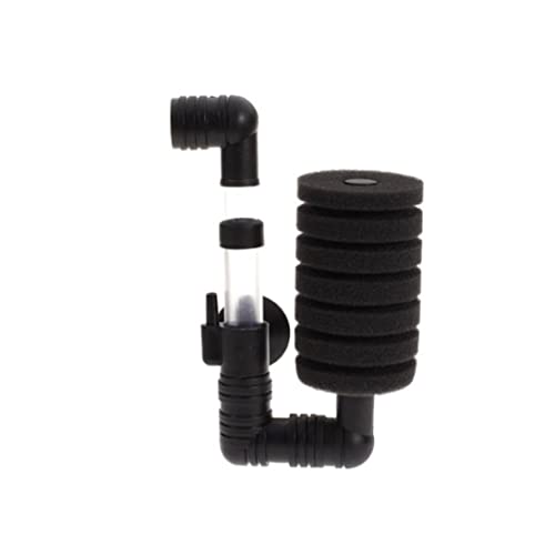 Jcasbdn Luftpumpenschwamm Filter Aquarium Biochemischer Schwammfilter für Aquariumfischtank - Schwarz von Jcasbdn