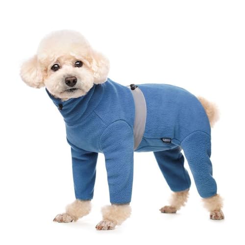 Hunde-Wintermäntel für mittelgroße und große Hunde, warme Polarfleece-Hundejacke, Winter-Hundekleidung, Pullover, kaltes Wetter, Hunde-Overall, Einteiler, Hunde-Schneejacke von Jczw