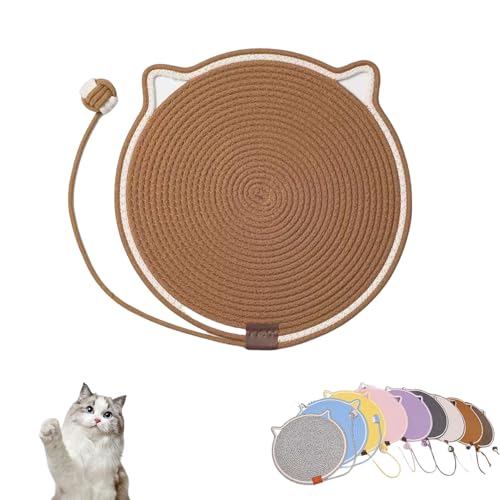 Clawloom Dual Scratching Pad, Celery Pets Cat Scratcher Mat – Durable, Eco-Friendly Scratching Pad for Cats, Protects Furniture & Keeps Cats Happy (Brown) von Jeeeun