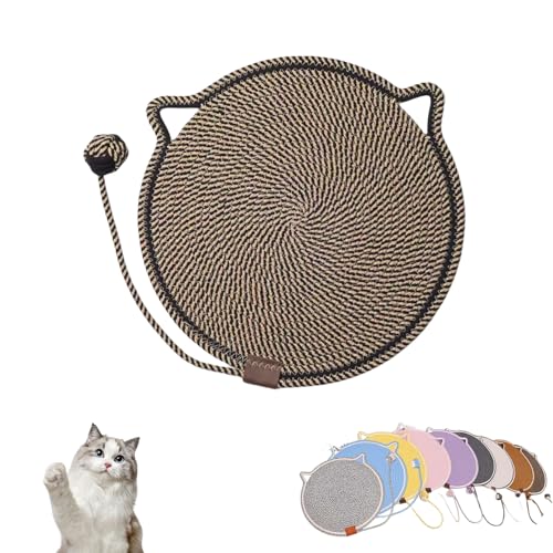 Clawloom Dual Scratching Pad, Celery Pets Cat Scratcher Mat – Durable, Eco-Friendly Scratching Pad for Cats, Protects Furniture & Keeps Cats Happy (Coffee) von Jeeeun