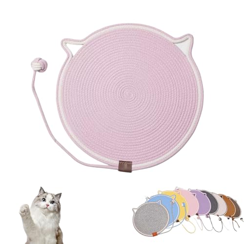 Clawloom Dual Scratching Pad, Celery Pets Cat Scratcher Mat – Durable, Eco-Friendly Scratching Pad for Cats, Protects Furniture & Keeps Cats Happy (Light Pink) von Jeeeun