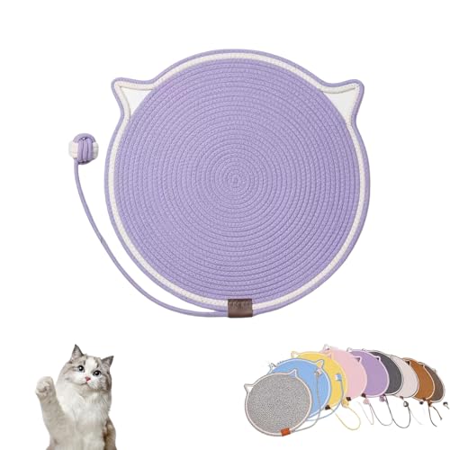 Clawloom Dual Scratching Pad, Celery Pets Cat Scratcher Mat – Durable, Eco-Friendly Scratching Pad for Cats, Protects Furniture & Keeps Cats Happy (Light Purple) von Jeeeun