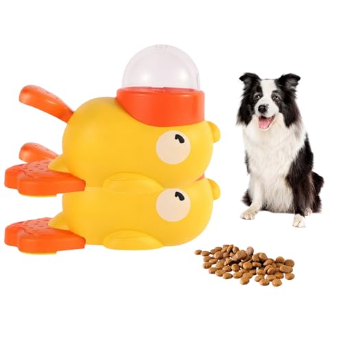 Duck Shape Dog Slow Feeder Toy - Interactive Pet Feeder for Dogs, Fun and Durable Slow Eating Bowl for Small and Large Breeds, Non-Toxic and Easy to Clean (2pcs) von Jeeeun