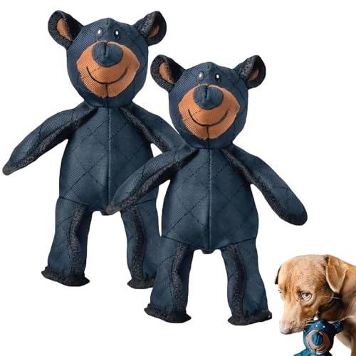 Jeeeun Indestructible Bear, 2025 New Unbreaka Bear, Unbreakable Bear, Indestructible Bear Dog Toy, Unbreakable Bear Dog Toy (2pcs) von Jeeeun