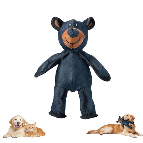 Jeeeun Indestructible Bear, Indestructible Bear Dog Toy, Unbreaka-Bear Dog Toy, Squeaky Dog Toys for Aggressive Chewers, Dog Toys for Aggressive Chewers (1pcs) von Jeeeun