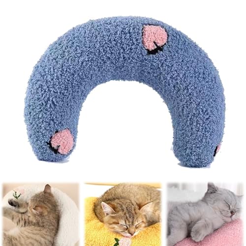 Jeeeun Plinko Dog Pillow, Dog Bed Pillow, Pet Pillow, Pearl Cotton Filled Pet Pillow for Supporting The Head and Protecting The Neck of Cats and Dogs While Sleeping (Blue) von Jeeeun