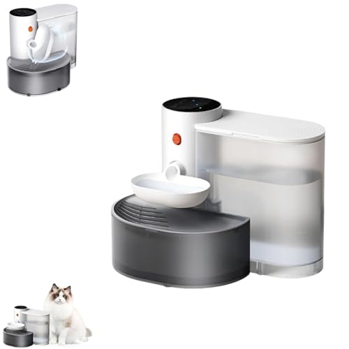 Smart Pet Water Fountain, Rechargeable Cat Water Fountain, Removable Ultra Silent Automatic Water Feeder Long Endurance Large Capacity Pet Water Dispense for Many Pets (1set) von Jeeeun