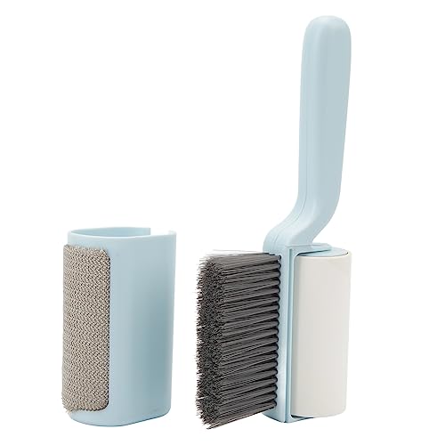 Tierhaarentferner Roller, 2 in 1 Wiederverwendbarer Tierhaarroller, Reinigt 60 Papier Zerreißbarer Hundehaarentferner für Zuhause, Couch, Möbel, Teppiche (Blau) von Jenngaoo