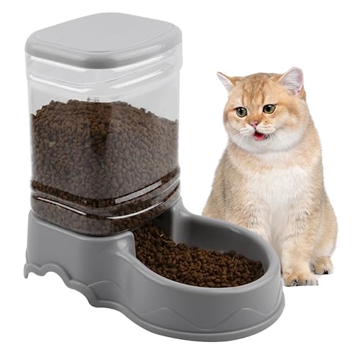 Automatische Katzenfutterer 3.5L Leckfeste Katzen -Lebensmittel -Spender automatischer Haustierfutter für kleine mittelgroße Haustiere liefert leicht zu reinigende, automatische Feeder für Katzen von Jeorywoet