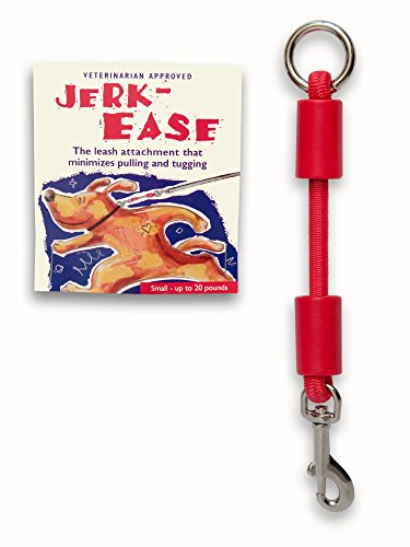 Jerk-Ease Bungee Hundeleine, klein, Rot von Jerk-Ease