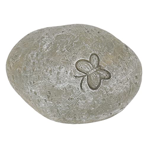 Jerliflyer Pet Memorial Garden Stone DIY Butterfly Pet Cat Cat Grave Marker, Resin Pet Memorial Gift Stone Cat Dog Memorial Stone (Liquen) von Jerliflyer