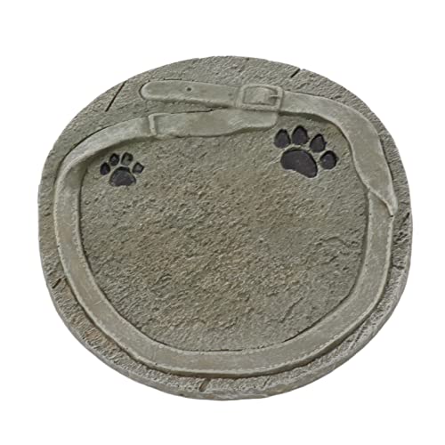 Jerliflyer Pet Memorial Stone Print and Belt Decoration, Resin DIY Lettering Pet Headstone Grave Marker for Dogs and Cats Dog and Cat Memorial Marker (Moss) von Jerliflyer