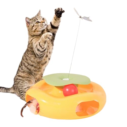 Elektrisches Katzenspielzeug, Interaktives Kätzchen -Teaserspielzeug, Elektroflutterkatze -Spielzeug, Jagdinstinktaktivierung, PP -Material, 24x22x22 Cm, Für Wohnzimmer, Park, Balkon Und Hinterhof Elektrisches Katzenspielzeug, Interaktives Kätzchen -Teaserspielzeug, Elektroflutterkatze -Spielzeug, Jagdinstinktaktivierung, PP -Material, 24x22x22 Cm, Für Wohnzimmer, Park, Balkon Und Hinterhof von Jeruytgh