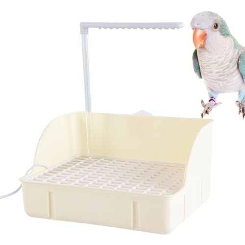 Jeruytgh Circulation Parrot Shower | Automatic Water Circulation | Bird Baths | Parrot Bathing Station | Pet Parrot Bath | Multi-Purpose Bathing Tool for Peonies Medium Parrots Budgies Parakeets von Jeruytgh