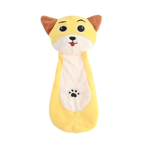 Jeruytgh Plush Squeaky Dog Toys,Dog Plush Sound Toy | Bite-Resistant Plush Pet Supplies, Cute Dog Toys, Cartoon Soft Stuffed Toys for Cleaning Teeth Relaxing von Jeruytgh