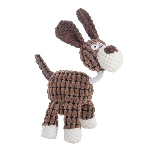 Jeruytgh Stuffed Animal Dog Toy | Pet Plush Sound Toy | Interactive Pet Toy | Squeaky Dog Toy | Squeaky Pet Stuffed Toy | Built-in Squeaks Interactive Pet Toy for Small and Medium-Sized Dogs von Jeruytgh