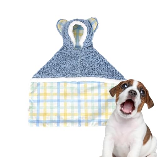 Pet Cape Blanket | Small Pet Blanket | Cute Cape Blanket | Thicken Pet Blanket | Dog Coat with Hat | Soft Dog Winter Coat with Hat Kitten Thicken Cloak Blanket for Small Medium Dogs and Cats von Jeruytgh