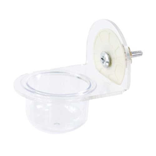 Vogelfutterstation, Doppelzweck-Design, 6 x 7,5 x 8 cm, transparenter Vogelfutterspender, Wasserspender, platzsparend, für Haustierbedarf, Wasser, Eichhörnchen, Kanarienvögel, Nymphensittiche, Finken Vogelfutterstation, Doppelzweck-Design, 6 x 7,5 x 8 cm, transparenter Vogelfutterspender, Wasserspender, platzsparend, für Haustierbedarf, Wasser, Eichhörnchen, Kanarienvögel, Nymphensittiche, Finken von Jeruytgh