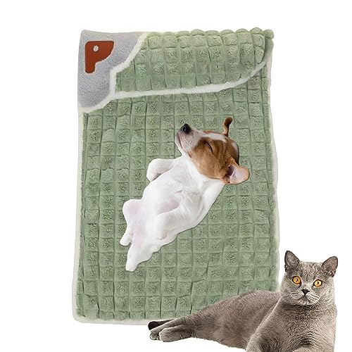 Hundebox-Matte, verdickte Plüsch-Hundebox-Unterlage, elastische Haustier-Schlafmatten für Badminton-Übungen, rutschfeste Haustier-Schlafmatten für Zuhause, Hunde, Katzen, Zucht, Kaninchen, Kätzchen von Jextou