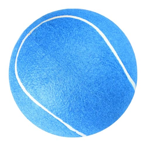 Jextou Aufblasbarer Tennisball – 8 Zoll aufblasbarer Tennisball | Aufblasbarer großer Gummi-Tennisball für Haustiere | Lustiger Signatur-Tennisball | Indoor-Outdoor-Trainings-Tennisbälle von Jextou