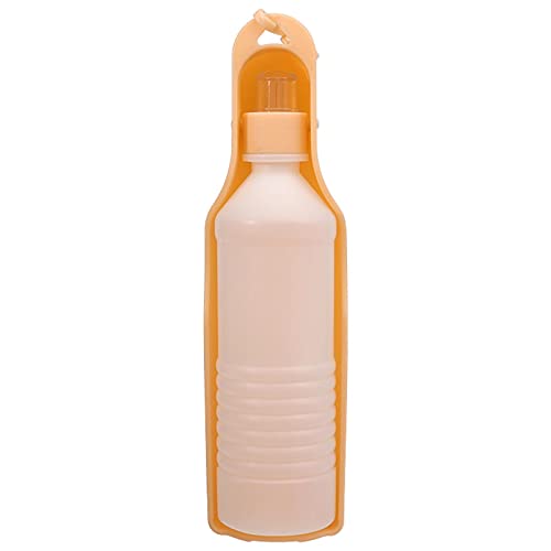 Jextou Haustier-Reiseflasche - Tragbare Wasserflasche für Hunde,Faltbare Hundewasserflaschen zum Spazierengehen, auslaufsicherer Outdoor-Reisewassernapf für Hunde, Katzen, Kaninchen von Jextou