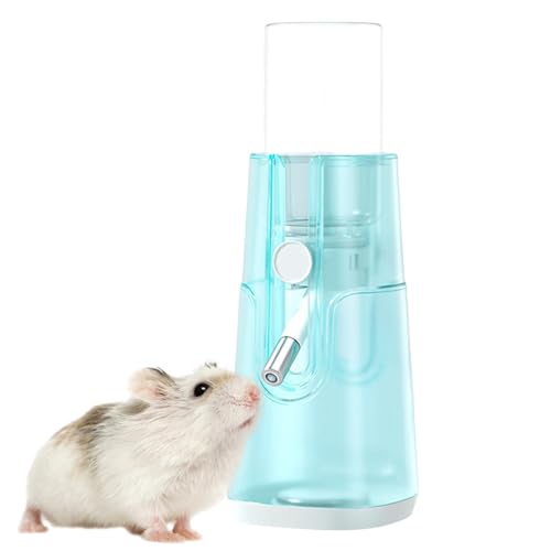 Jextou Kleintier-Wasserflasche, Hamster-Wasserflaschenständer - Automatischer Trinkspender für Kaninchen - 120 ml Hamster-Wasserflasche, automatischer Spender für kleine Haustiere mit Stabiler Basis von Jextou