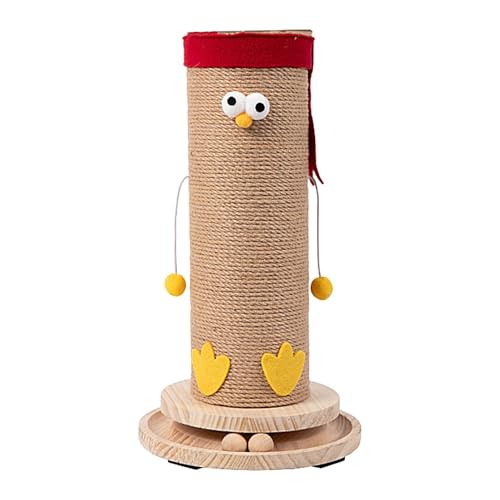 Katzenkratzbaum Huhn – Katzenkratzbaumturm | Sisal-Kratzbaum Für Katzen, Kratzbaum Mit Interaktivem Ball, Kratzstange Für Haustiere | Indoor Kitten Scratcher – Katzenkratzbaum Für Den Innenbereich von Jextou