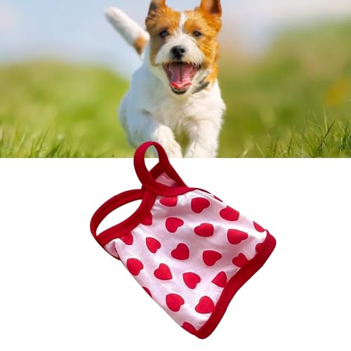 Jiawu Ärmellose Hundeweste, Pflegeleichte, Atmungsaktive Hunde-Hosenträgerkleidung, Leicht, für Bichon Frise für den Sommer (L) von Jiawu