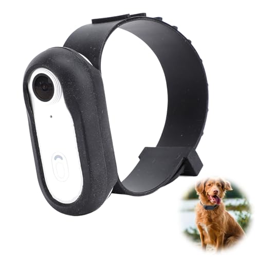 Jiawu 4K-Haustierhalsbandkamera, 120°-Weitwinkel-Katzenkamerahalsband, Hundehalsbandkamera, Kleine Actionkamera für Videoaufzeichnungen, Tragbare Kamera für Katzenhunde (White) von Jiawu