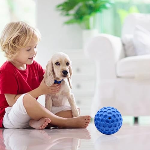 Jiawu Kauball für Hunde, Spielzeug, Hundespielball, Quietscher, Sicher, Leicht zu Reinigen, für Zuhause und (L) von Jiawu