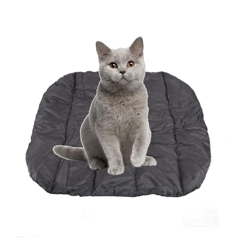 Jiawu Outdoor-Hundebett, Hunde-Campingbett, Faltbare, Waschbare Reise-Hundebettmatte, Wasserdichtes Hundebett mit Aufbewahrungstasche, Hundeunterlage, Haustiermatte Hundebox-Unterlage von Jiawu