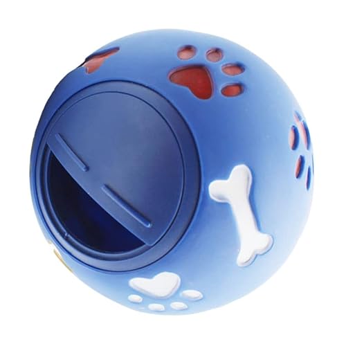 Jiawu Puppy Puzzle Kauball, Leckerli-Spenderball für Hunde, Attraktiv, Verstellbar, Fördert die Verdauung für den Innenbereich (M 11 cm/4,3 Zoll Durchmesser) von Jiawu