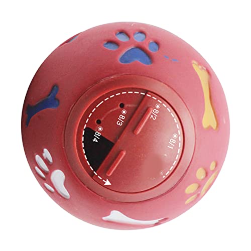 Jiawu Puppy Puzzle Kauball, Leckerli-Spenderball für Hunde, Attraktiv, Verstellbar, Fördert die Verdauung für den Innenbereich (S 7,5 cm/3,0 Zoll Durchmesser) von Jiawu