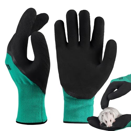 Bisssichere Handschuhe, Verdickte Handschutzhandschuhe Kleintierhandschuhe, Haustier Trainingsassistent, Verdickte Isolierte Handschuhe Für Hunde, Eichhörnchen, Hamster, Katzen von Jiimhte