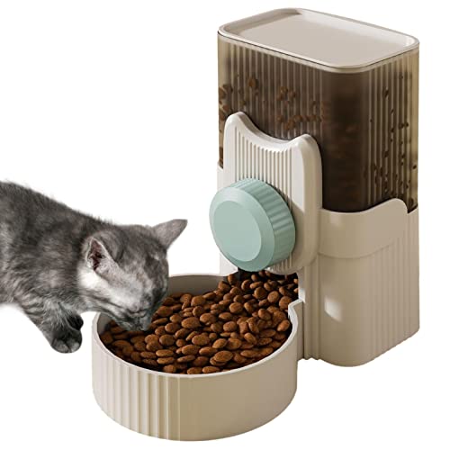 Automatischer Futterspender für Katzen, 963 ml, automatischer Futterspender und Bewässerung, Käfig, Katzenfutternapf, Hunde-Futterstation für Welpen und Kätzchen, Kaninchen Jildouf von Jildouf