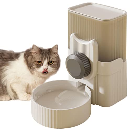 Automatischer Futterspender für Katzen – Automatischer Futter-Wasserspender, 963 ml, automatischer Futterspender, Wassernapf, Hunde-Futterstation für Käfig, Haustier für Hunde, Katzen, Kaninchen, von Jildouf