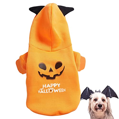 Halloween-Kostüm, Hunde-Kostüm, Halloween-Hundehemd, Geister-Hundehemd, weiche Baumwolle, Halloween, Cosplay, Tierkleidung, lustige Kostüme für Jildouf von Jildouf